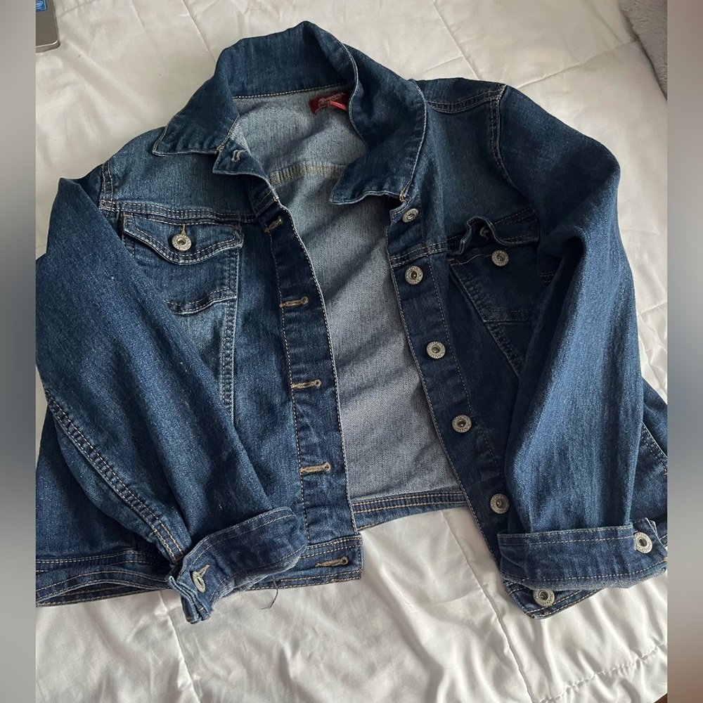 Dark wash jeans jacket